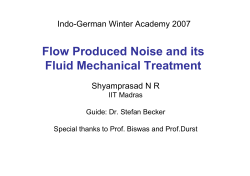 Flow Produced Noise and its Fluid Mechanical Treatment