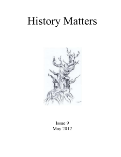 Issue 9 May 2012 - History Matters