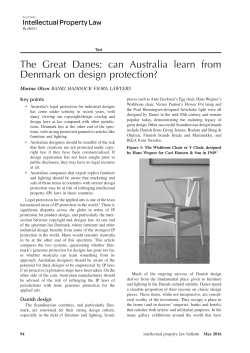 Intellectual Property Arrangements - Public inquiry