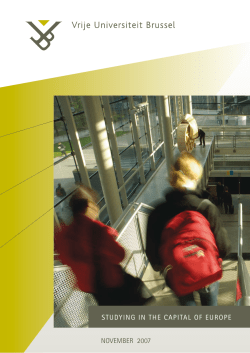 Studying in the Capital of Europe