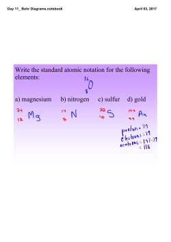 Day 11_ Bohr Diagrams.notebook