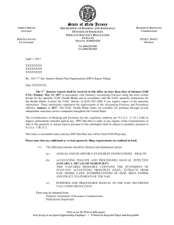 DPO Quarterly Supplement Form