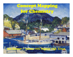 Concept Mapping for Chemistry