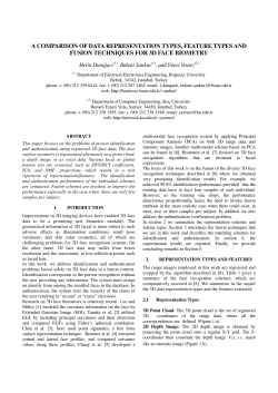 a comparison of data representation types, feature types and fusion