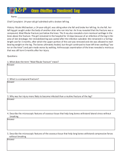 Leg Fracture cs - Galena Park ISD Moodle