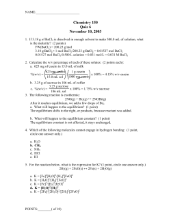 Chemistry 150