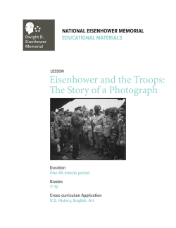 Eisenhower and the Troops: The Story of a