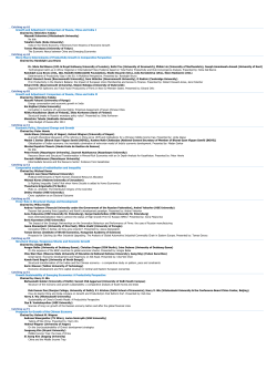 draft programme - Regional Studies Association
