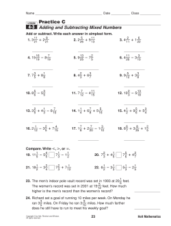 Practice C 4-3