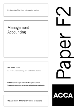 Management Accounting