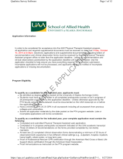 sample application - University of Alaska Anchorage
