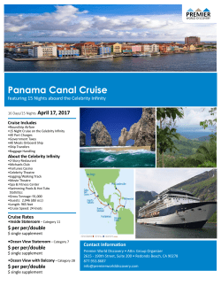 Panama Canal Cruise