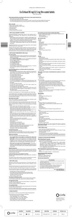 Co-Cinfaval 80 mg/12.5 mg film-coated tablets