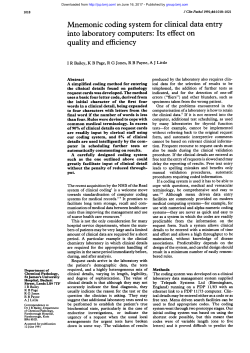 quality and efficiency - Journal of Clinical Pathology