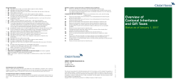 Overview of Cantonal inheritance and Gift taxes