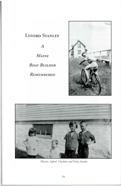 Lyford Stanley - Mount Desert Island Historical Society