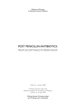 post penicillin antibiotics