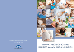 importance of iodine in pregnancy and children
