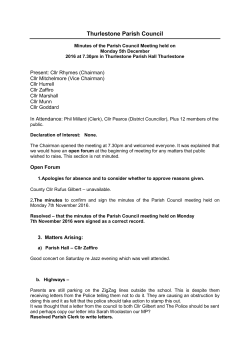 Dec - Thurlestone Parish Website