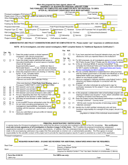 Annotated Proposal signoff
