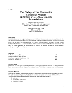 The College of the Humanities