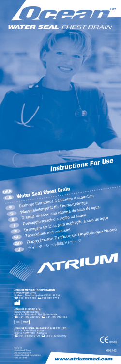 Operating Instructions