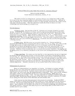Maritime Sediments, Vol. 4, No. 3, December, 1968, pp. 100