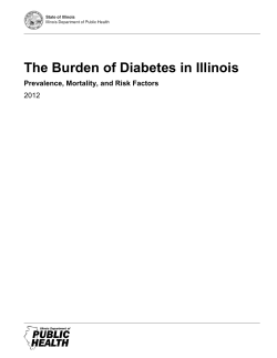 Illinois Diabetes Burden