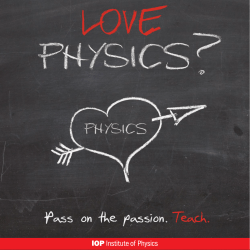 Love Physics - Institute of Physics