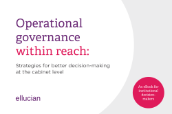 Operational governance within reach