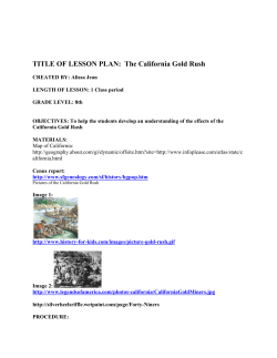 The California Gold Rush