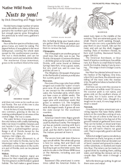 Nuts to you! - Florida Native Plant Society