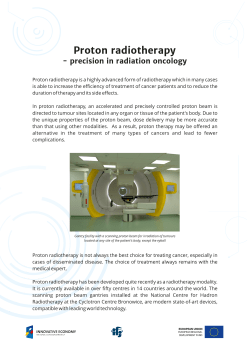 Proton radiotherapy