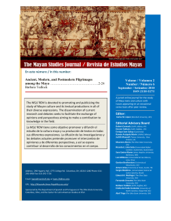 Ley Maya, 8/02 - Archivos del Popol Wuj y las culturas mayas
