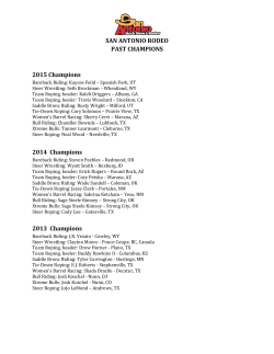 san antonio rodeo past champions 2015
