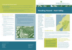 Flooding Hazard &ndash; Hutt Valley - Greater Wellington Regional Council