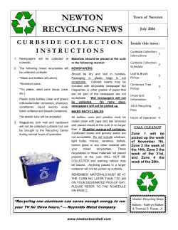 newton recycling news