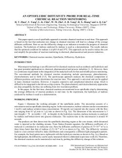 an optofluidic diffusivity probe for real