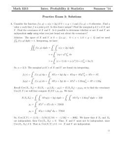 Practice Exam 3 solutions