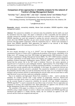 Comparison of two approaches in reliability analysis for the network