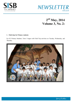 2 May, 2014 Volume 3, No. 2