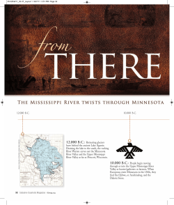 Retreating glaciers leave behind the ancient Lake Agassiz. Draining