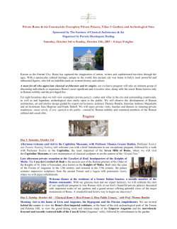 Tour Highlights.ICAA Private Rome.3.13.FINAL