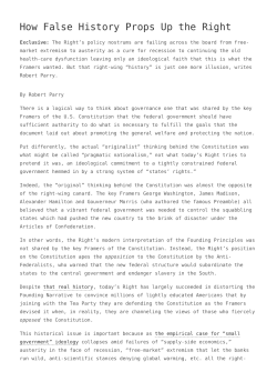 How False History Props Up the Right