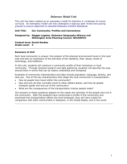 Delaware Model Unit Gallery Template