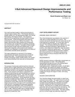 I-Suit Advanced Spacesuit Design Improvements and Performance