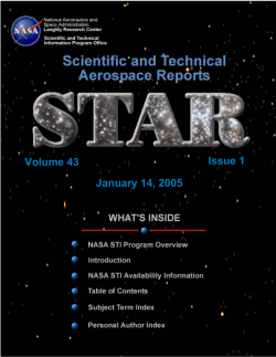 NASA Scientific and Technical Aerospace Reports