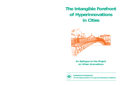 an epilogue to the project on urban innovations