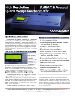 Sugar Polarimeter - Wedge Saccharimeter