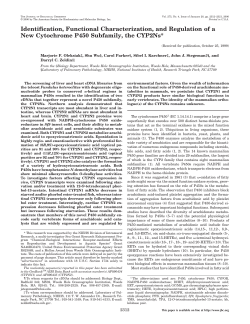 Identification, Functional Characterization, and Regulation of a New